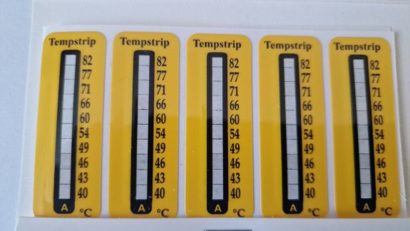 Wskaźniki temperatury paskowe